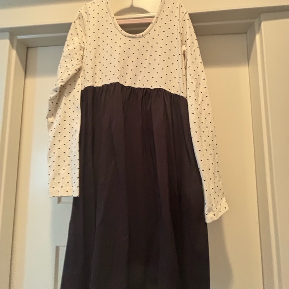 Disney Cream and Black Heart Pattern Dress - Picture 4 of 5